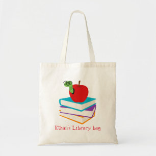 Bolsa Tote Saco da biblioteca de culinária fofa do nome do ga