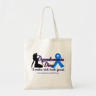 Bolsa Tote Saco da diva de Dysautonomia