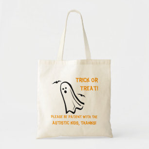 Bolsa Tote Saco da doçura ou travessura do Dia das Bruxas -
