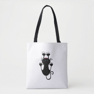 Bolsa Tote Saco da Dona de Gato Engraçada