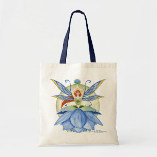 Bolsa Tote Saco da fada de Lotus azul