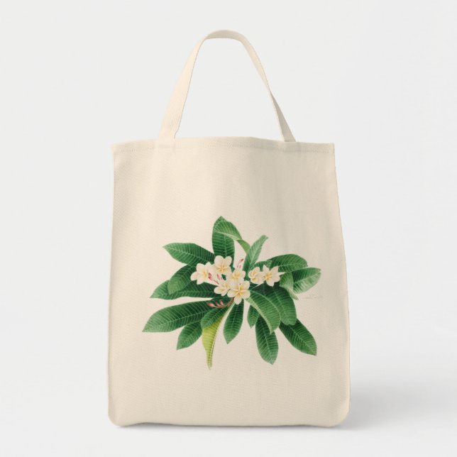 Bolsa Tote Saco da flor branca (Frente)