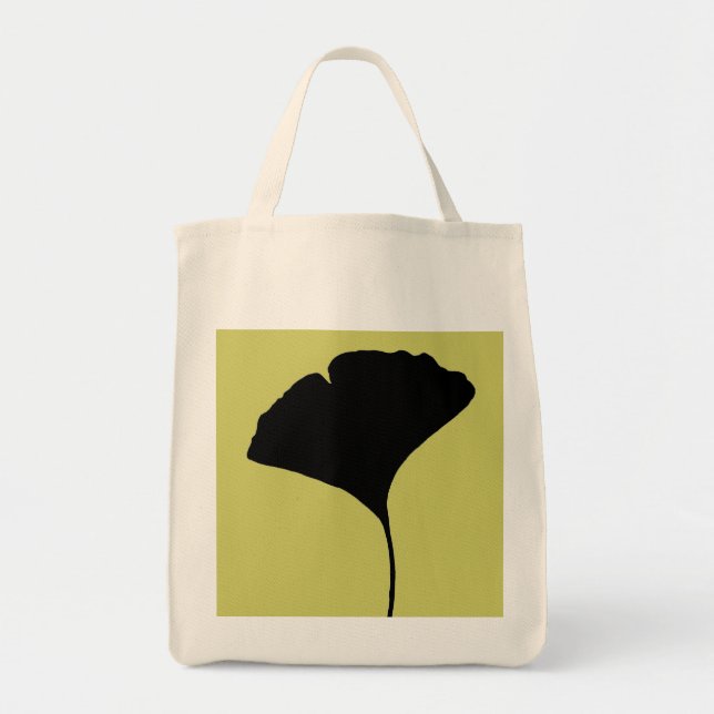 Bolsa Tote Saco da folha de Ginko (Frente)