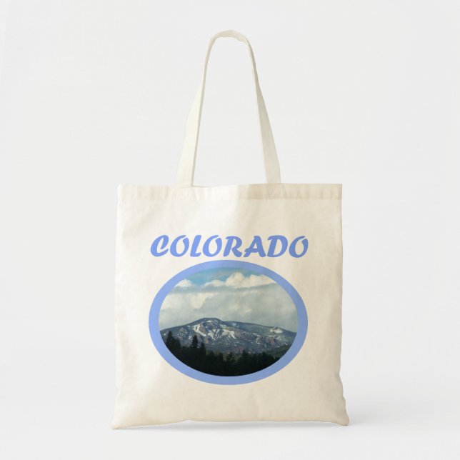Bolsa Tote Saco da lembrança de Colorado (Frente)