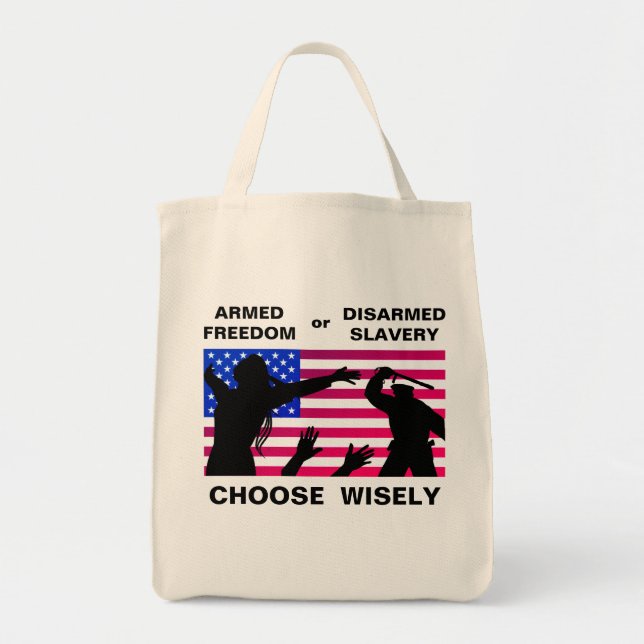 Bolsa Tote Saco da Liberdade Armada (Frente)