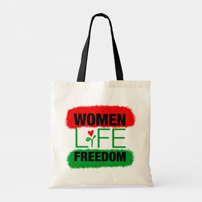 Bolsa Tote Saco da LIBERDADE DE VIDA DAS MULHERES. Mostre seu (Verso)