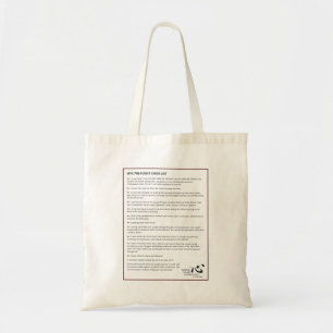 Bolsa Tote Saco da Lista de Verificação de Pré-Voo WHC