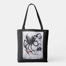 Saco da Lula da Black Inky Bones Press
