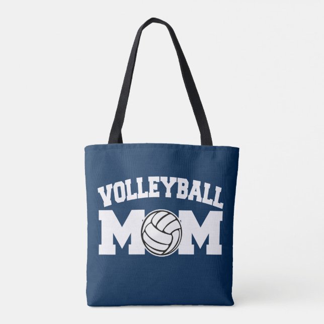 Bolsa Tote Saco da mamã do voleibol (Verso)