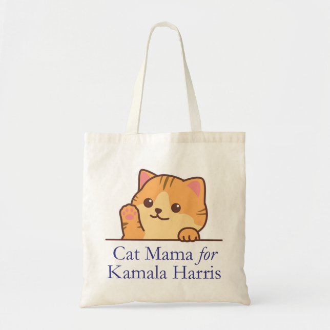 Bolsa Tote Saco da mamãe Cat (Frente)