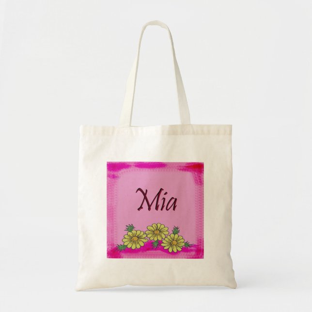 Bolsa Tote Saco da margarida de Mia (Frente)