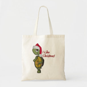 Bolsa Tote Saco da Natal-Tartaruga