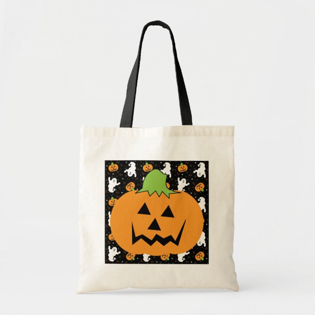 Bolsa Tote Saco da vaia do Dia das Bruxas (Frente)