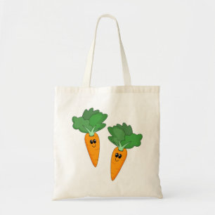 Bolsa Tote Saco das cenouras dos desenhos animados