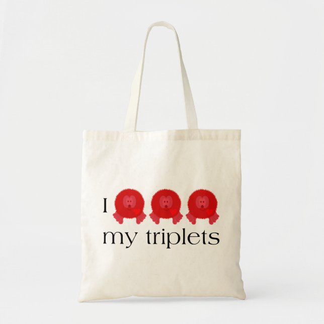 Bolsa Tote Saco das objectivas triplas de Pom Pom (Frente)