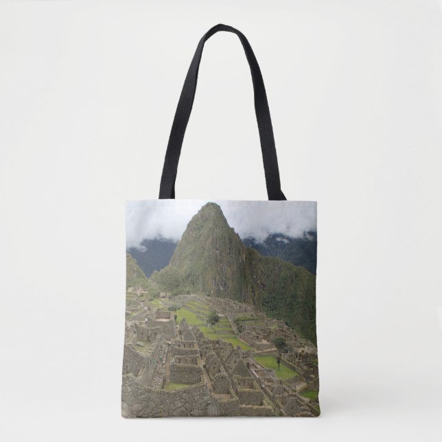 Bolsa Tote Saco das opiniões de Machu Picchu dois (Frente)
