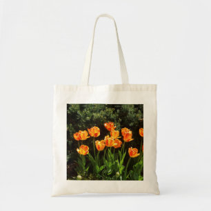 Bolsa Tote Saco das Tulipas Laranja Amarelas