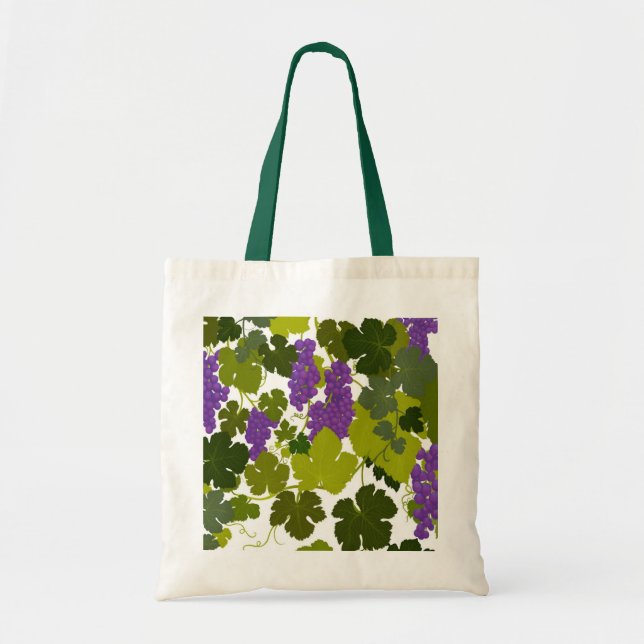 Bolsa Tote Saco das videiras da uva para vinho de Cabernet (Frente)