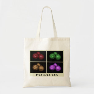 Bolsa Tote saco de 4 potatos da cor