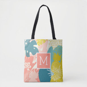Bolsa Tote Saco de abacaxi tropical