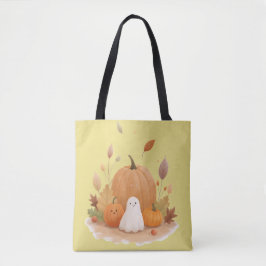 Bolsa Tote Saco de abóboras bonitinhas do Halloween