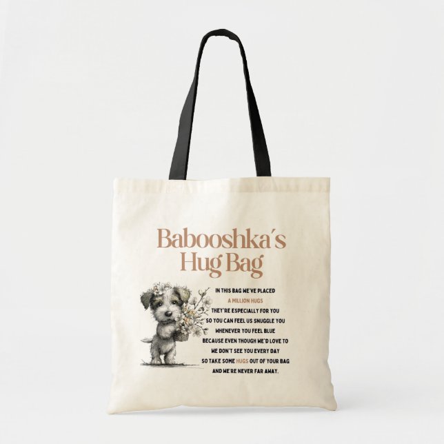 Bolsa Tote Saco de Abraço da Babushka (Plural) (Frente)