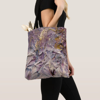 Bolsa Tote Saco de abstrato de arte, de funk, lilás e roxo