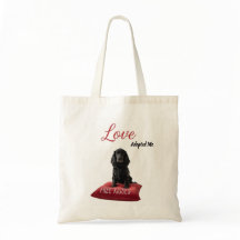 Saco de Adoção de Cachorro com Amor