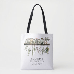 Bolsa Tote Saco de água-forte de Ervas