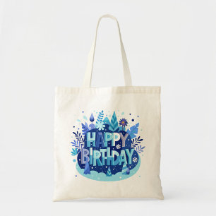 Bolsa Tote Saco de Aniversário Feliz