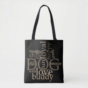 Bolsa Tote Saco de Arte do Cachorro