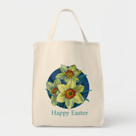 Bolsa Tote Saco de arte Felz pascoa "Daffodils"
