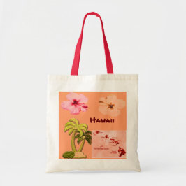 Bolsa Tote Saco de árvores de coco havaiano