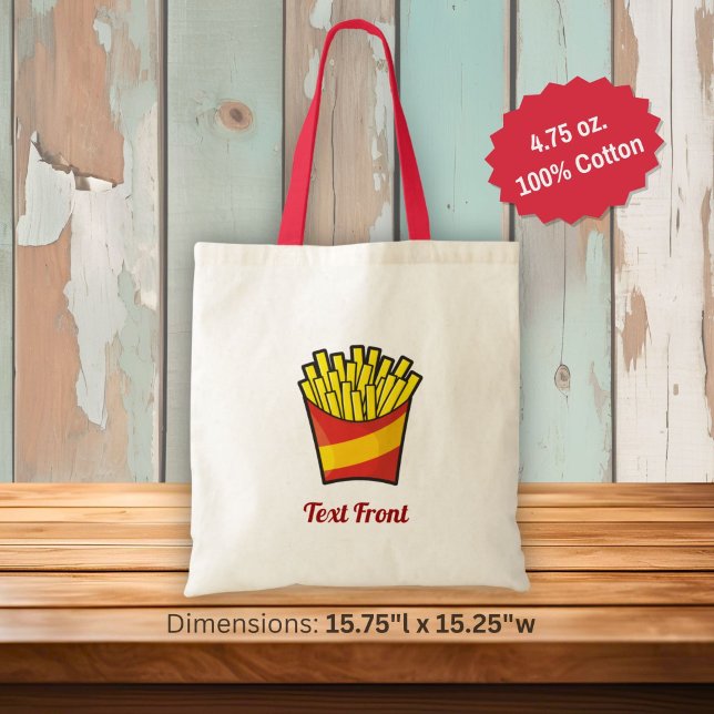 Bolsa Tote Saco de Batatas Fritas (Criador carregado)