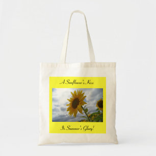 Bolsa Tote Saco de Beijo de Girassol