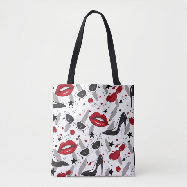 Bolsa Tote Saco de Beleza da Moda (Frente)