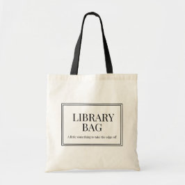 Bolsa Tote Saco de Biblioteca