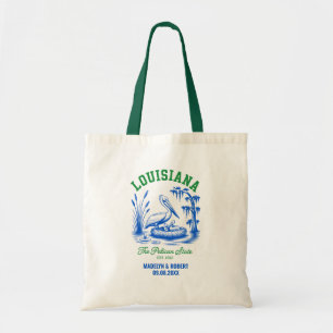 Bolsa Tote Saco de Boas-vindas de Casamento na Louisiana, Cas