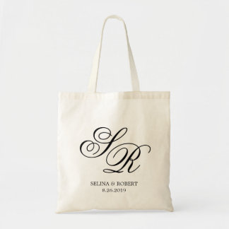 Bolsa Tote Saco de boas-vindas de casamento personalizado com