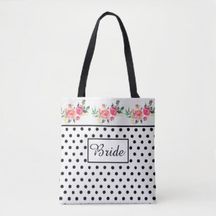 Bolsa Tote Saco de bolinhas de noiva