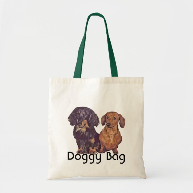 Bolsa Tote Saco de Cães - Penteado Longo e Penteado Suave (Frente)