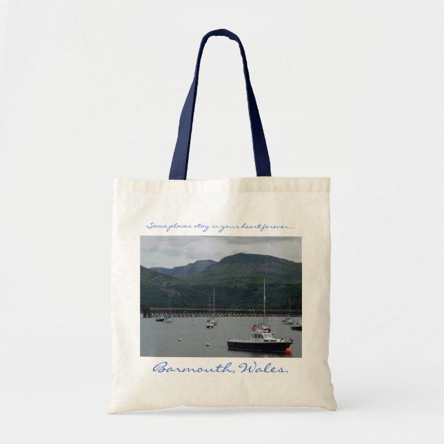 Bolsa Tote Saco de canvas de Barmouth (Frente)