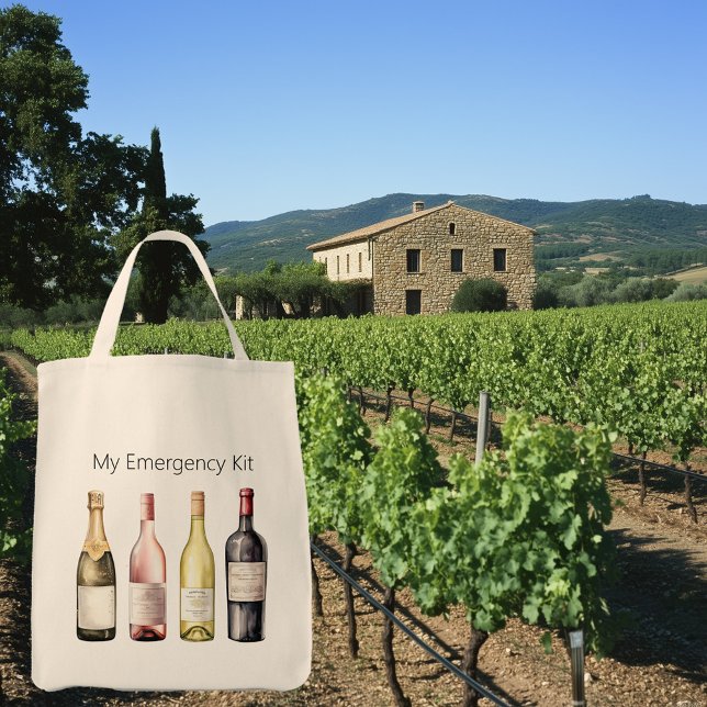 Bolsa Tote Saco de Carregar de vinho com Dizendo Engraçado (Personalized canvas wine tote bag with funny saying)