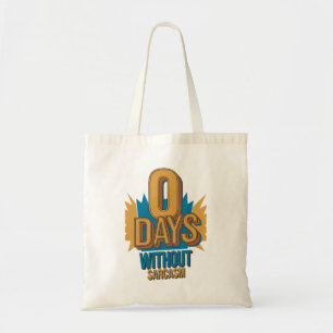 Bolsa Tote Saco de Compras 0 Dias Sem Sarcasmo