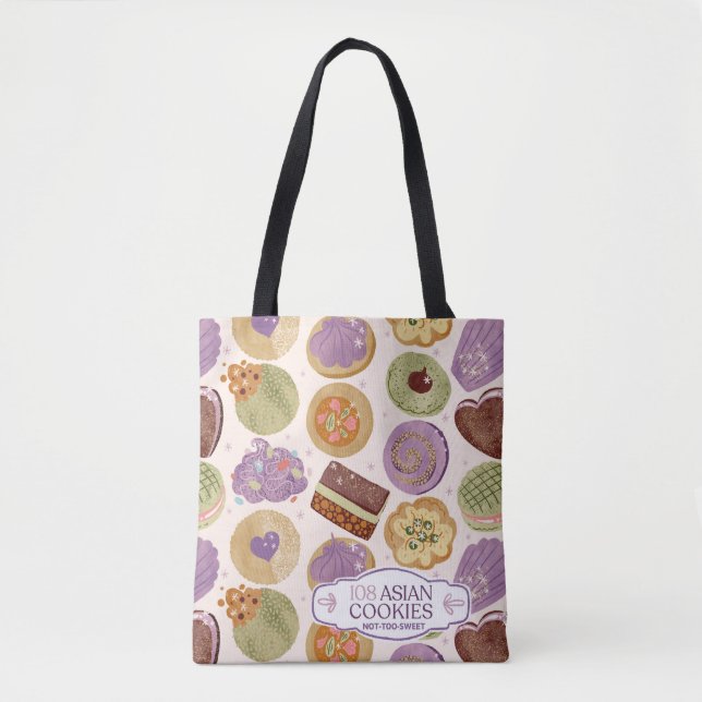 Bolsa Tote Saco de compras 108 Asian Cookies (Frente)
