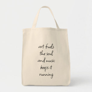 Bolsa Tote Saco de compras Art Fuels The Soul