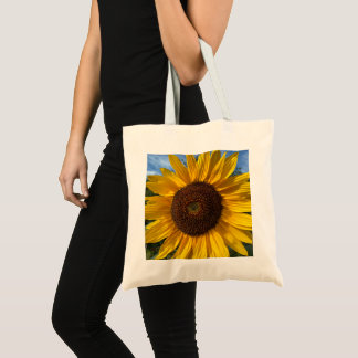 Bolsa Tote Saco de Compras Clássico de Girassol