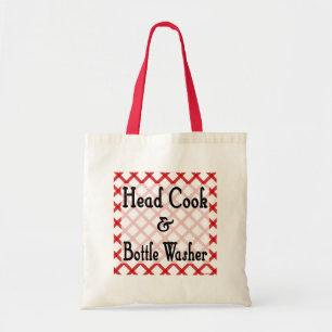 Bolsa Tote Saco de compras com a frase engraçada Cozinheiro C