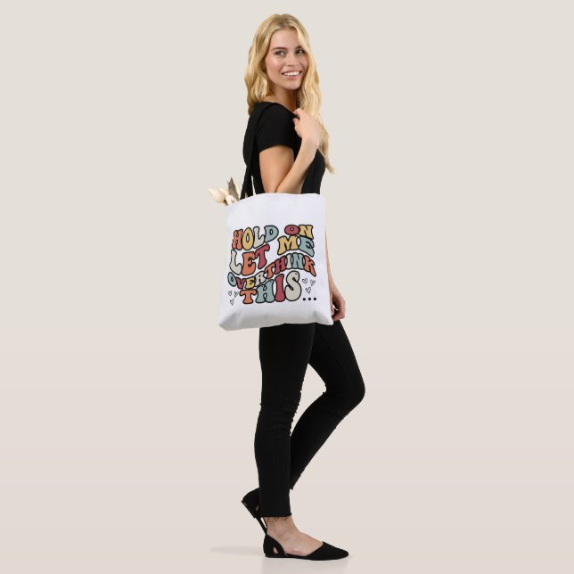 Bolsa Tote Saco de compras com Citação Divertida (No(a) Modelo)