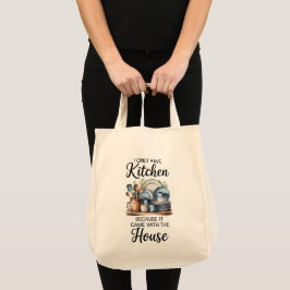 Bolsa Tote Saco de Compras com Citação Engraçada